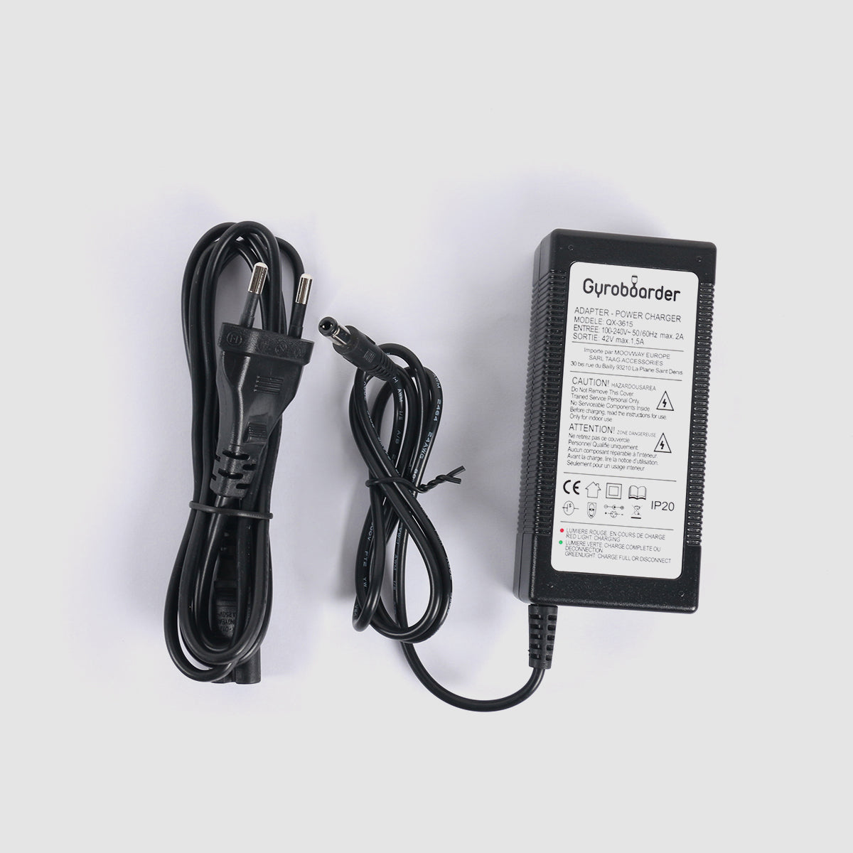 Oplader 42V 1.5A (Europese standaard)-B20