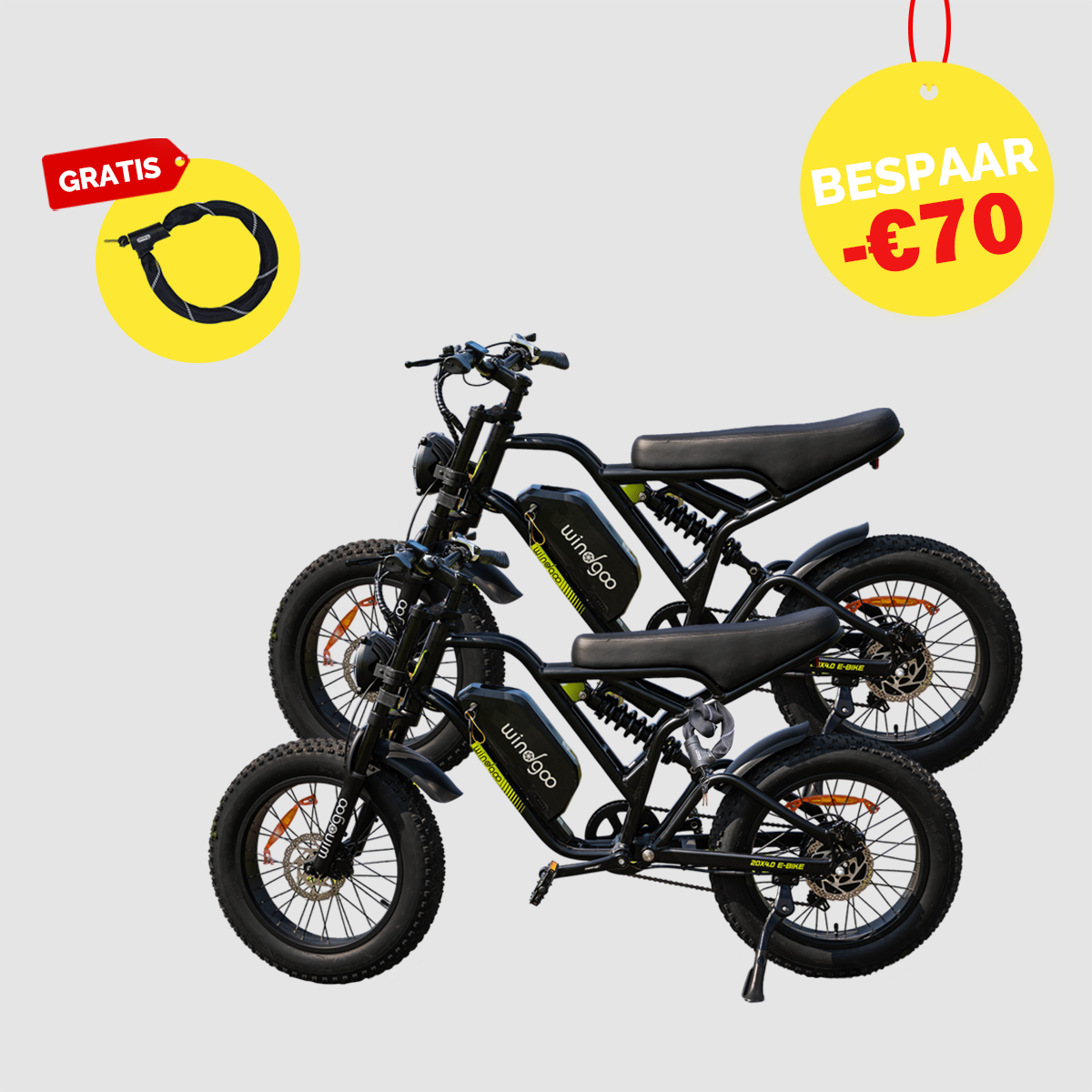 Windgoo - F18 Dubbele Deal Gratis Accessoire