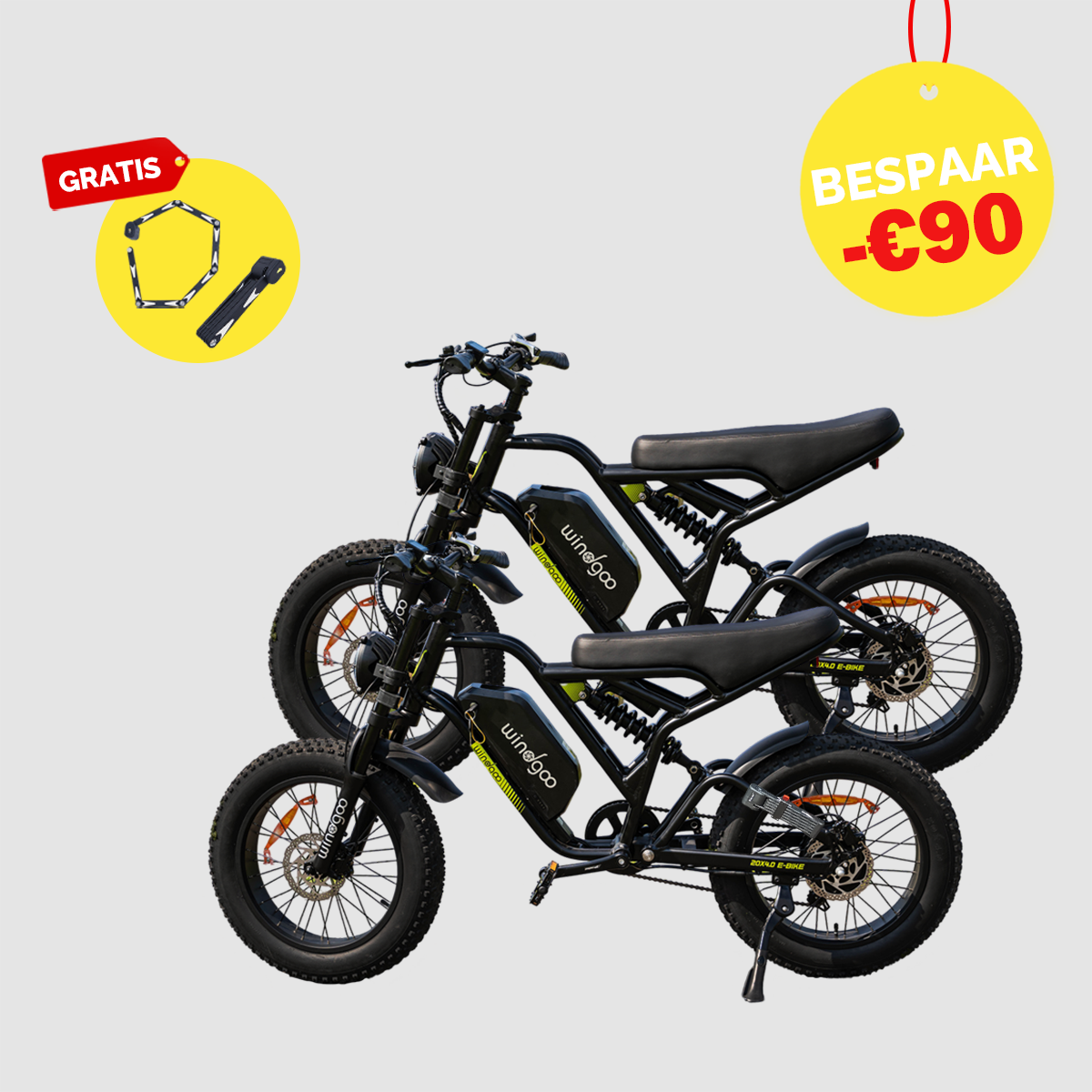 Windgoo - F18 Dubbele Deal Gratis Accessoire