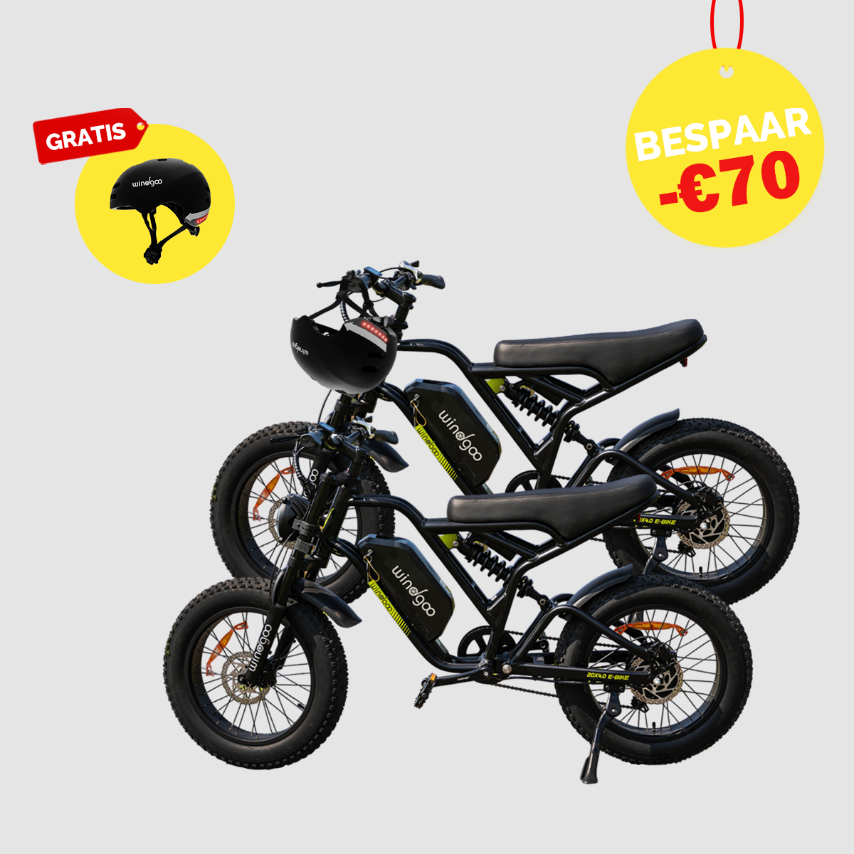 Windgoo - F18 Dubbele Deal Gratis Accessoire